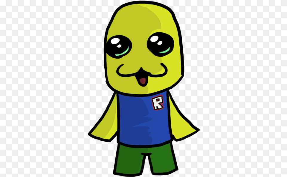 Hd Roblox Noob Roblox Cute Noob, Baby, Person, Mascot, Face Png