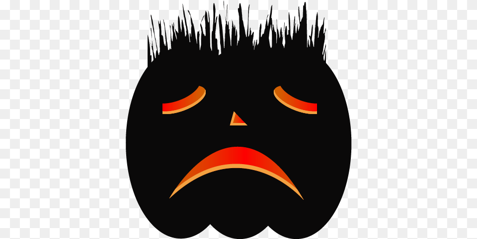 Hd Sad Pumpkin Angry Pumpkin Transparent Clip Art Png