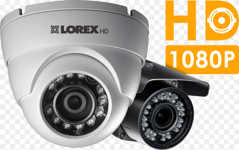Hd Security Cameras Lorex By Flir Lne4162b 4mp Outdoor Network Turret Camera, Electronics, Video Camera Png