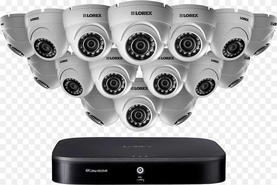 Hd Security System Featuring 16 High Definition Camera, Electronics, Machine, Wheel Free Transparent Png