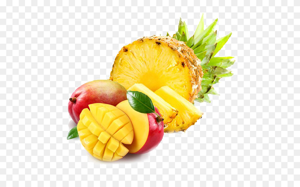 Hd Sliced Pineapple Image Pineapple And Mango Pineapple, Food, Fruit, Plant, Produce Free Png Download