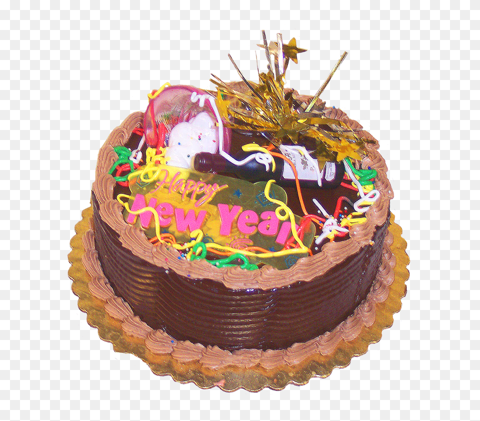 Hd Specialty Cakes And Cupcakes New Year Cakes New Year Cake, Birthday Cake, Cream, Dessert, Food Free Transparent Png