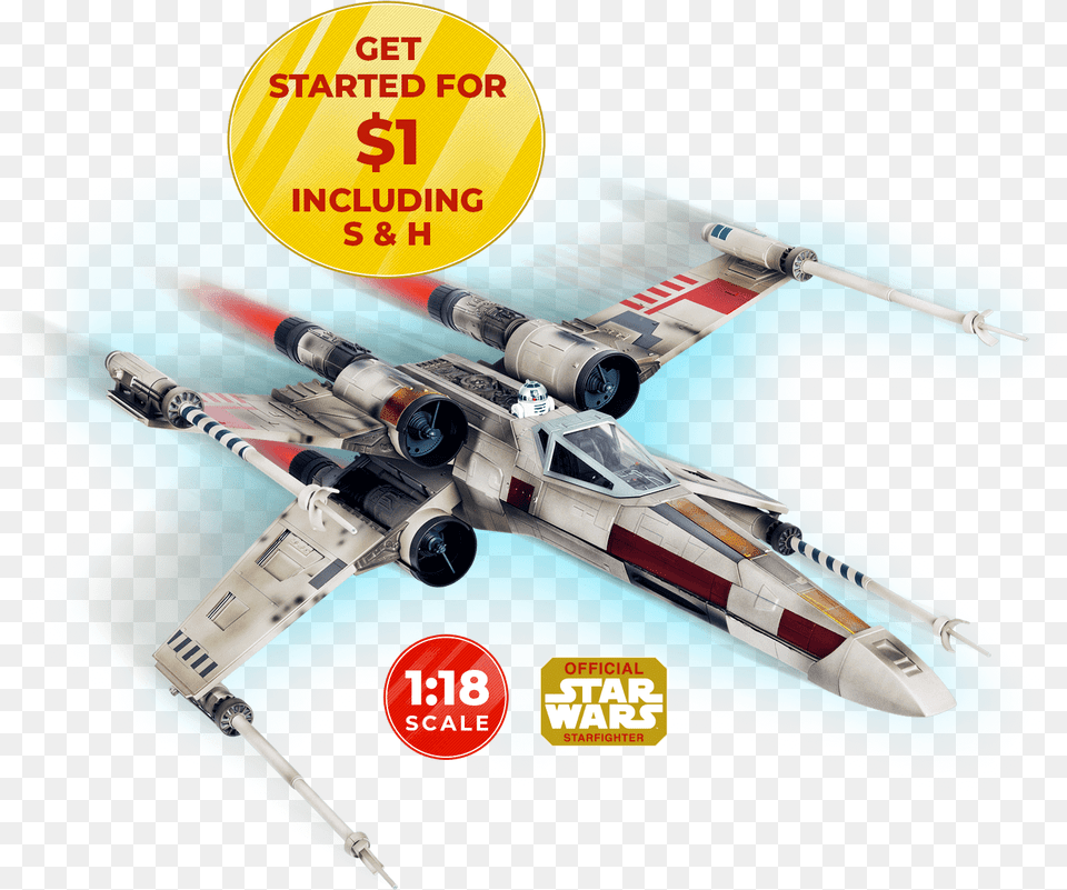 Hd Star Wars X Wing Model In Massive Star Wars Model Space X Wing, Aircraft, Transportation, Vehicle, Airplane Free Png Download