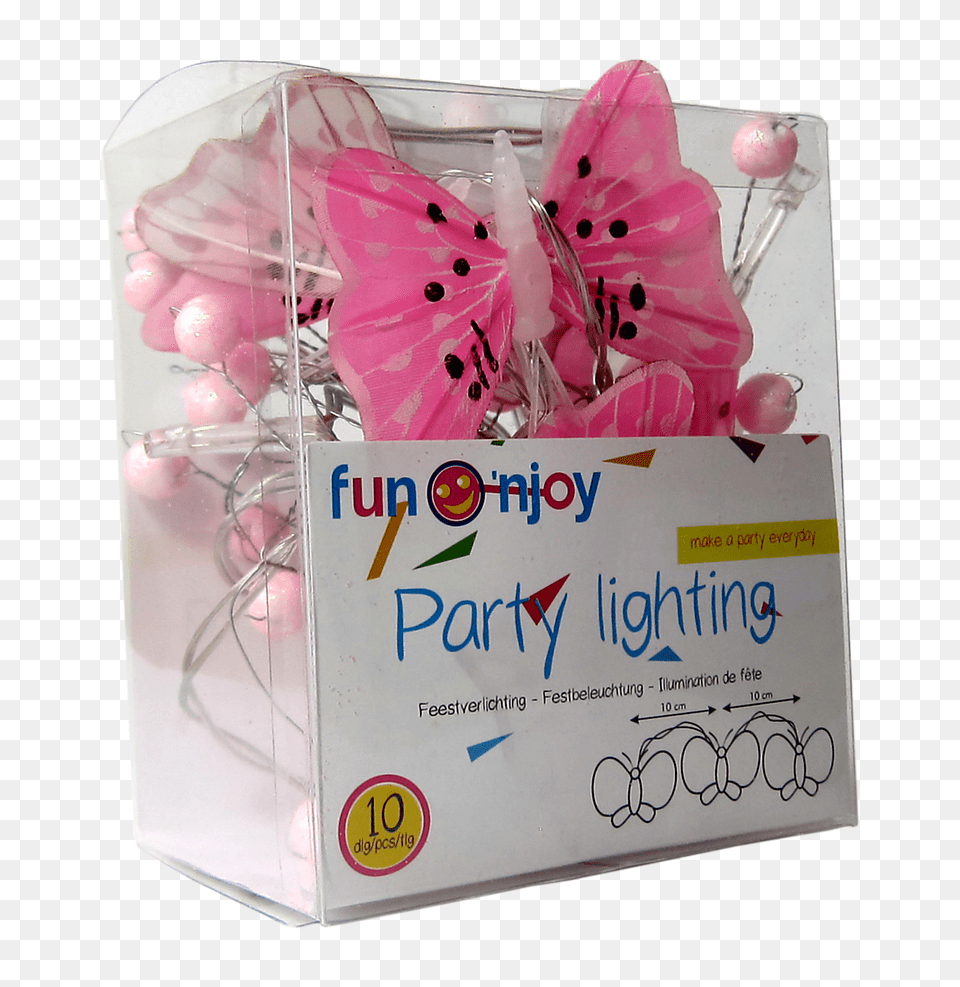 Hd String Of Fairy Lights String Lights Pink Butterfly, Food, Sweets, Flower, Plant Free Png
