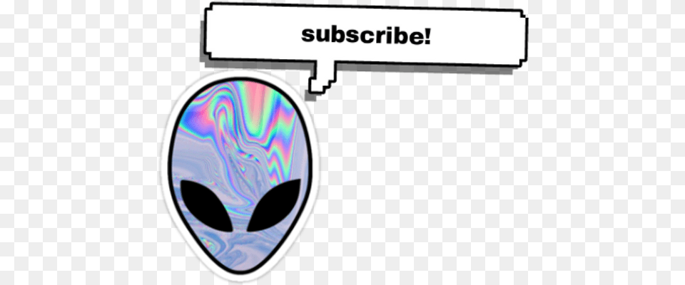 Hd Subscribe Alien Please Like Alien Sticker Accessories, Gemstone, Jewelry, Ornament Free Transparent Png