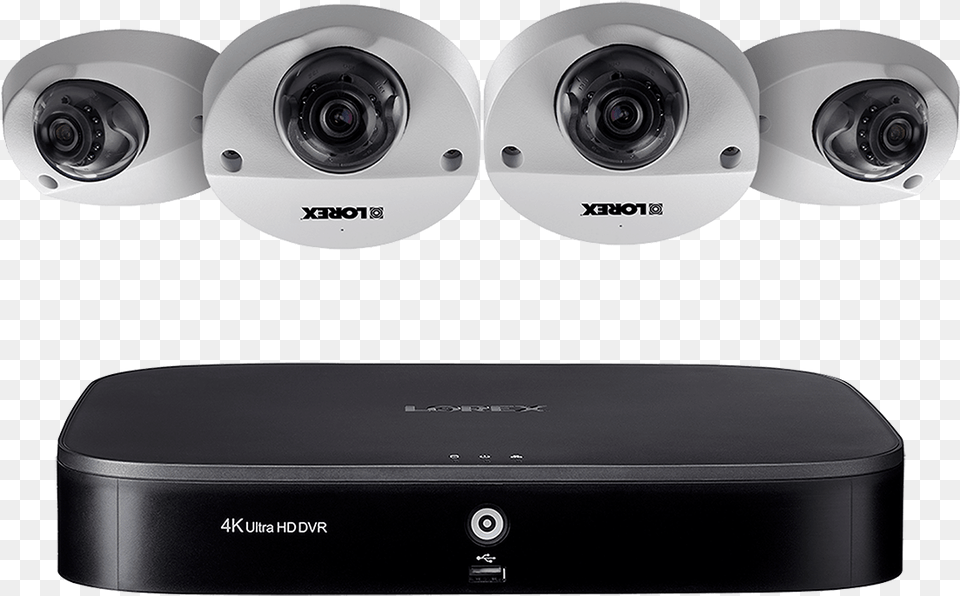 Hd Surveillance System Featuring 4 Audio Cameras Webcam, Electronics Png