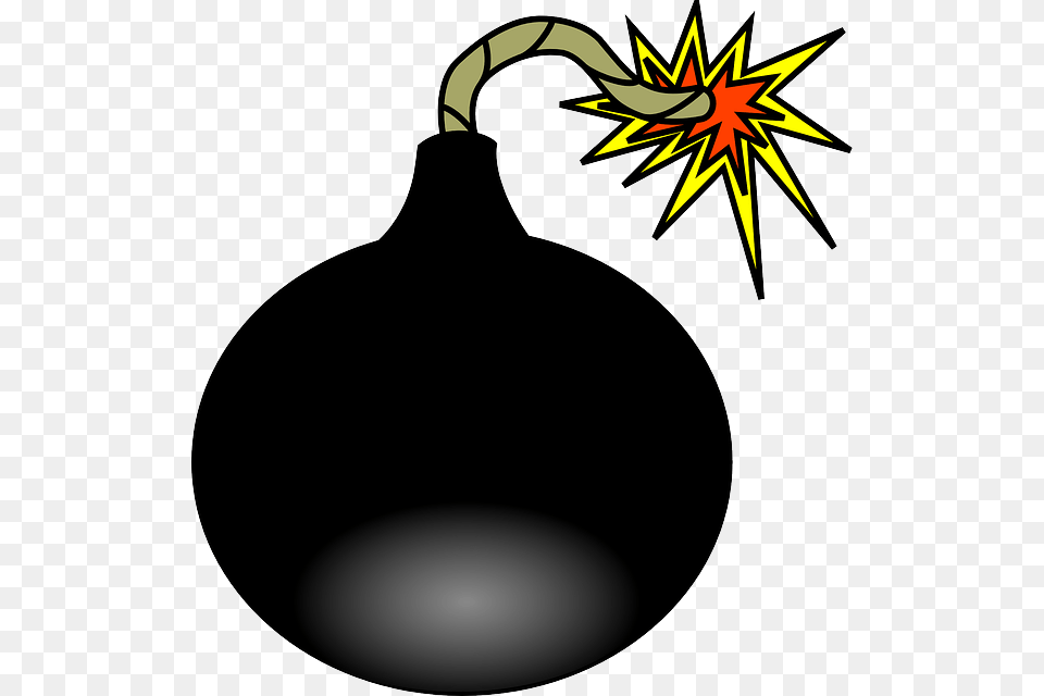 Hd Transparent Cartoon Bombe Clipart Bomb Transparent Background, Ammunition, Weapon, Grenade Free Png Download