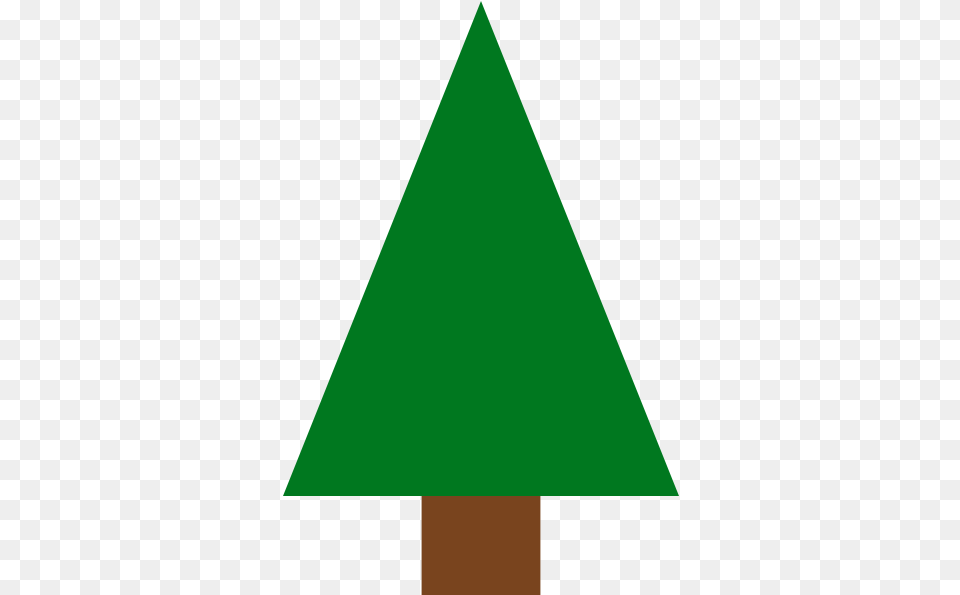 Hd Triangle Christmas Tree Clipart Transparent Triangle Pine Tree Clipart Png Image