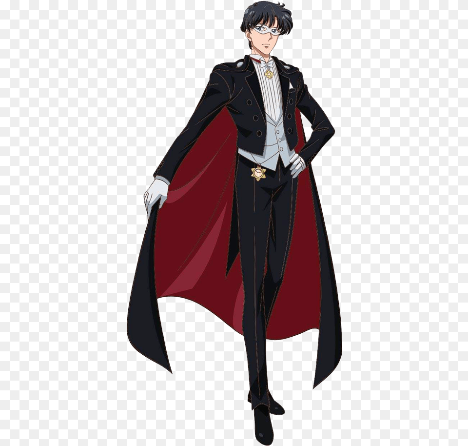 Hd Tuxedo Mask Sailor Moon Crystal Tuxedo Mask, Publication, Book, Cape, Clothing Free Png Download