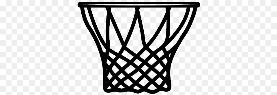 Hd Ultra Basketball Hoop And Ball Clipart Basketball Net Clipart Black And White, Blackboard Png Image