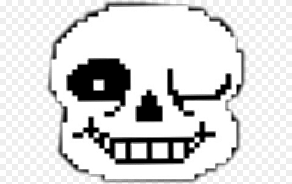 Hd Undertale Sans Sans Undertale Text Box Face, Stencil Png Image