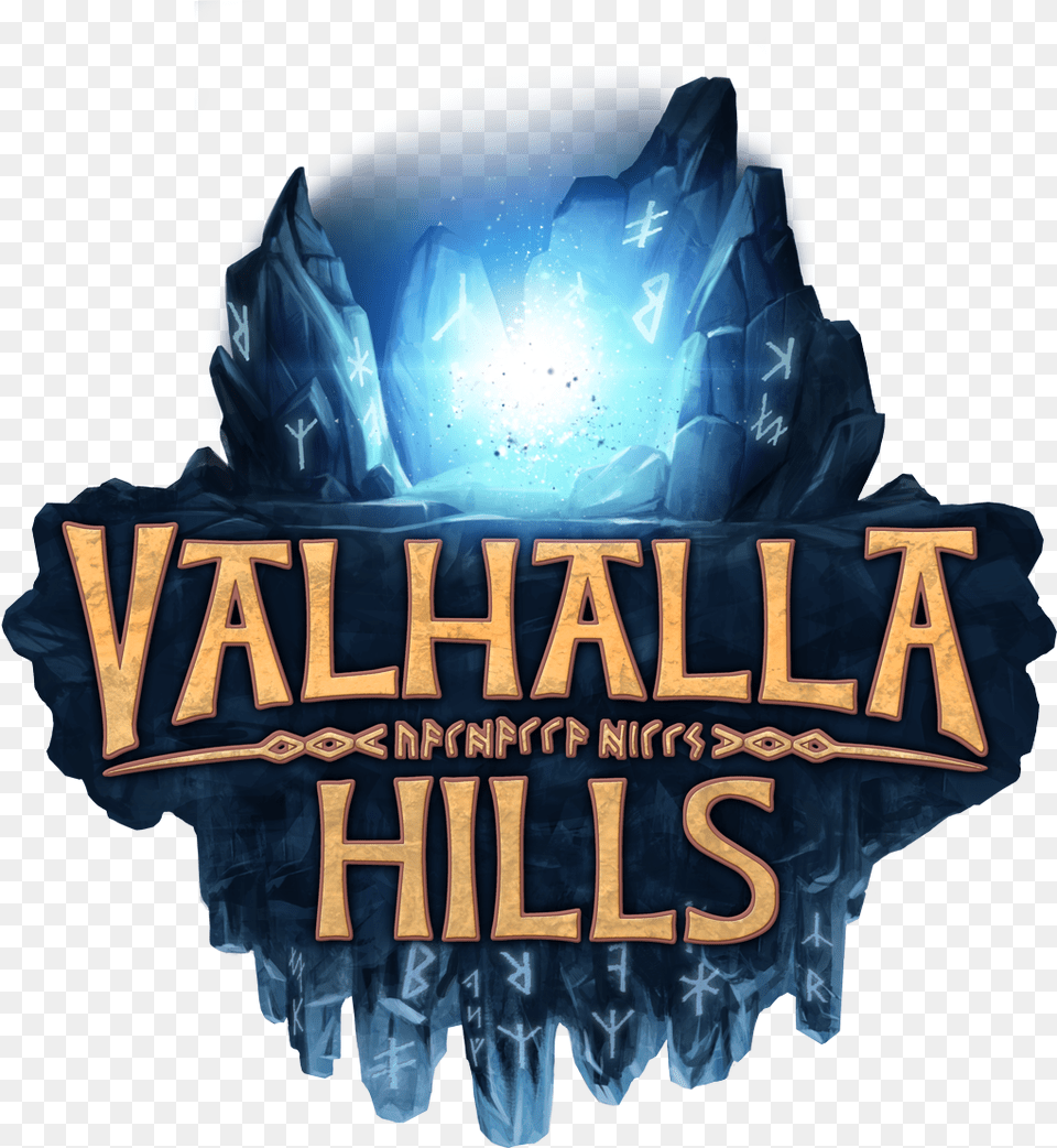 Hd Valhalla Hills Logo Transparent Valhalla Hills, Ice, Nature, Outdoors, Advertisement Png Image
