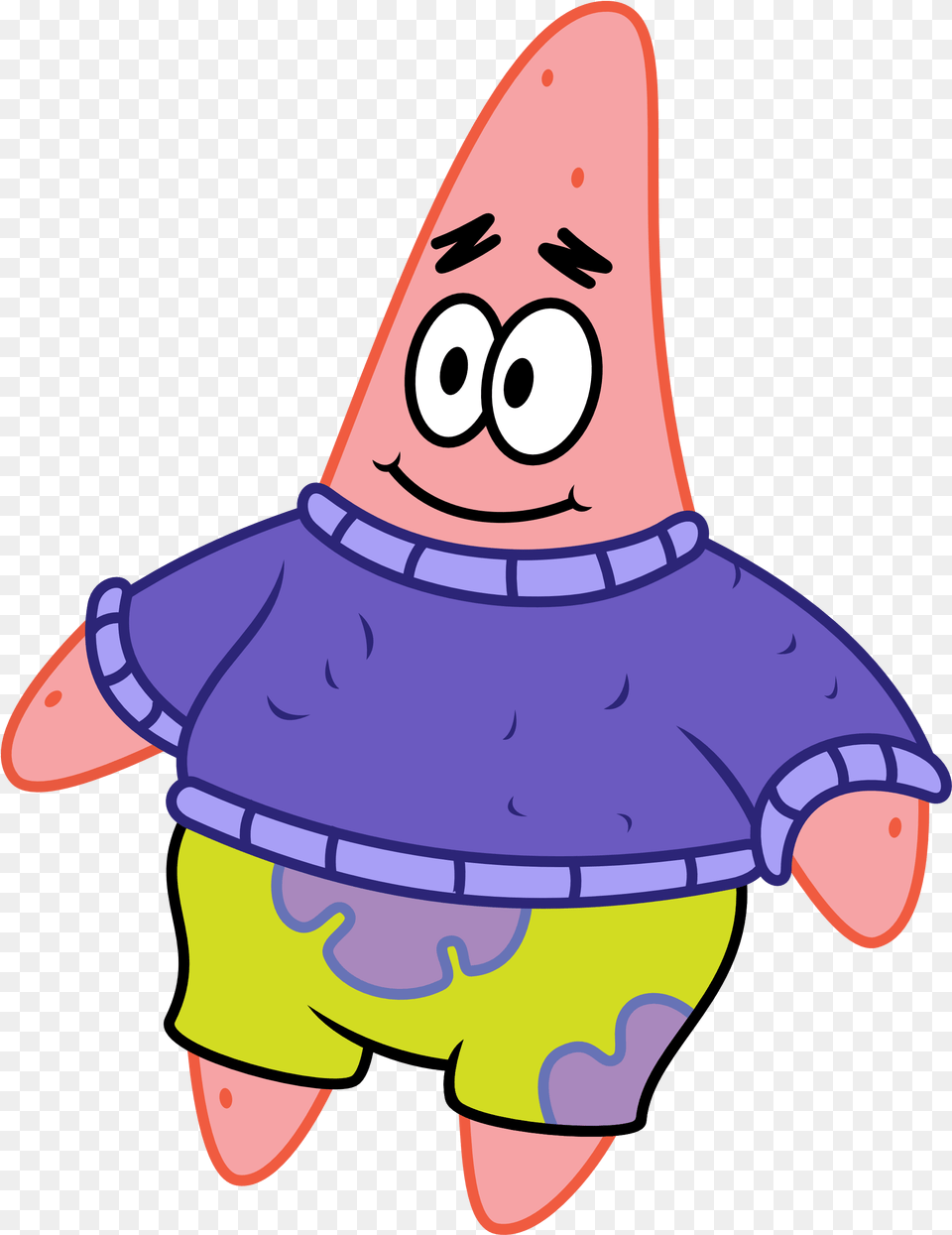 Hd Vector Of Sweater Patrick Patrick Star With Sweater, Animal, Fish, Sea Life, Shark Free Png