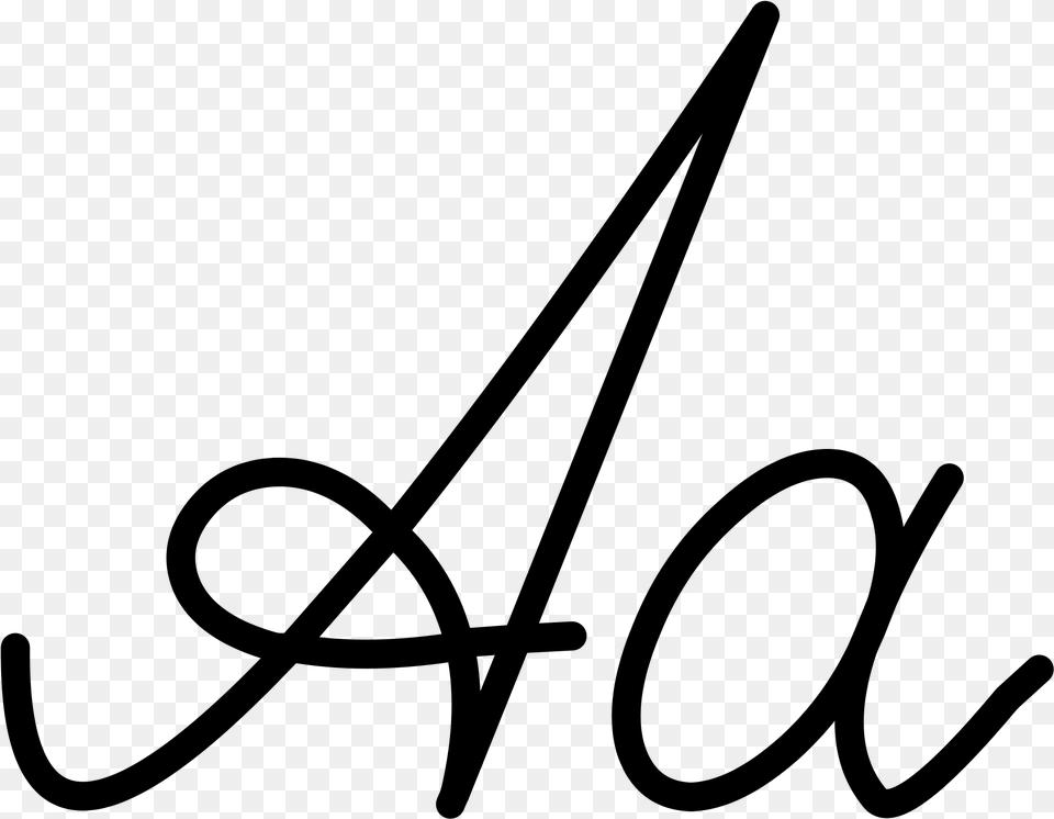 Hd Wallpapers How Do You Write Letters In Cursive Cursive A, Gray Png