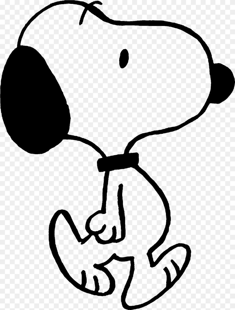 Hd Wallpapers Snoopy Black And White Itt Snoopy Black And White, Gray Png