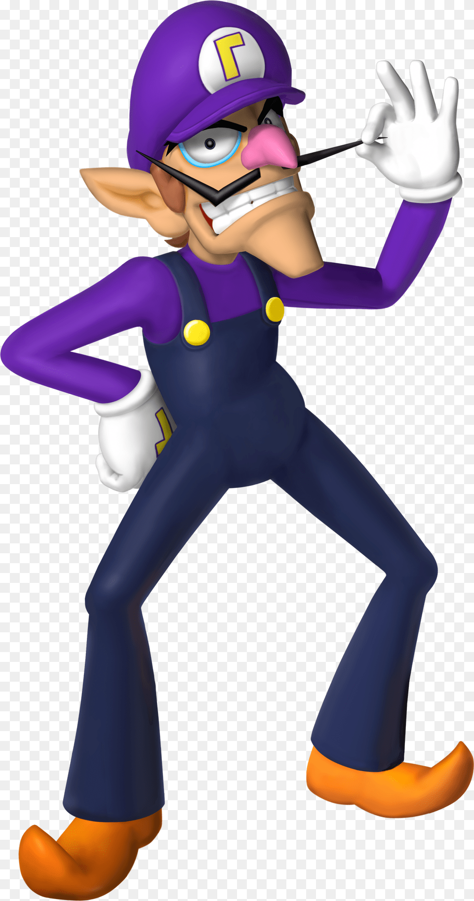 Hd Wario And Waluigi Unlimited Transparent Waluigi, Baby, Person, Performer Free Png