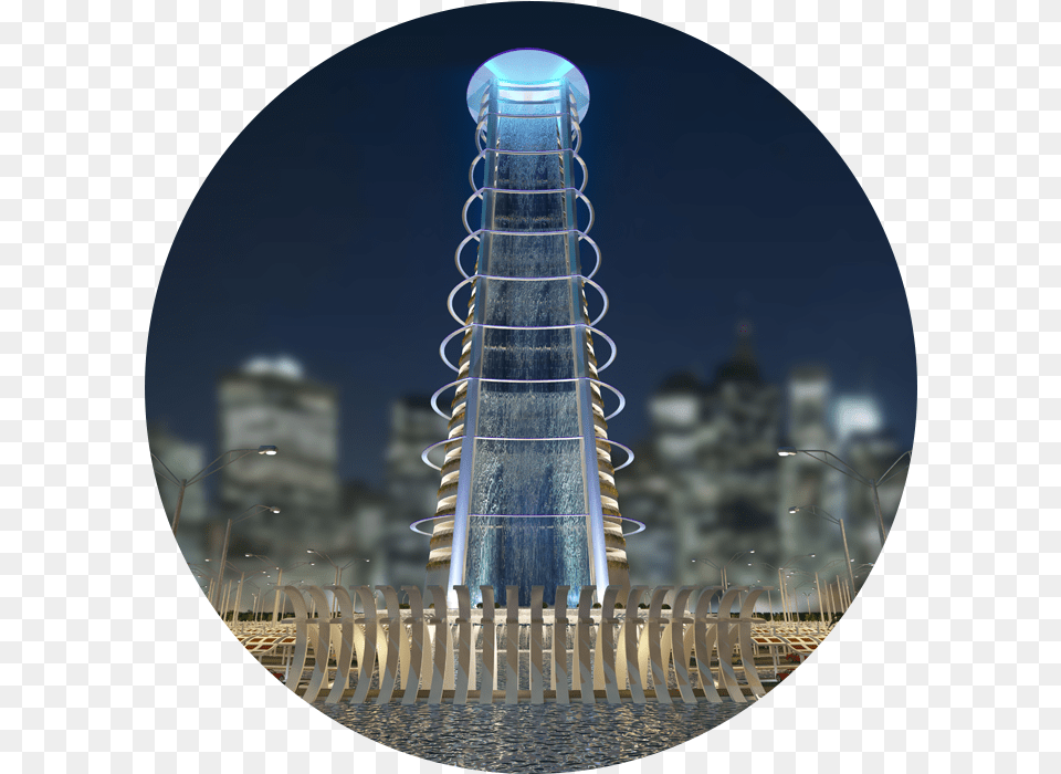 Hd Water Tower Circle Transparent Image Circle, City, Metropolis, Photography, Sphere Free Png
