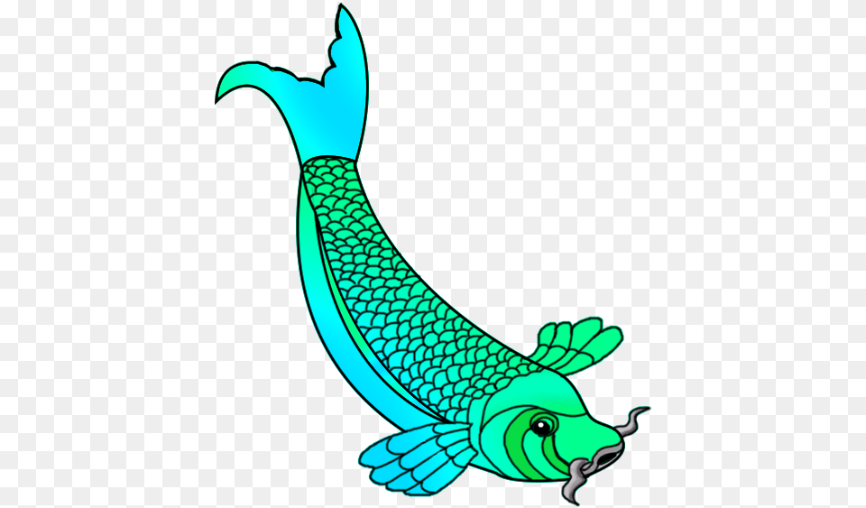 Hd Water Waves Clipart Blue And Green Drawing, Aquatic, Animal, Sea Life, Carp Free Png Download