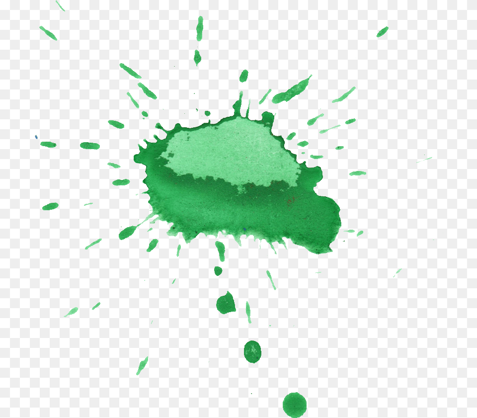 Hd Watercolor Splatter Drops Green Color Drop In Water, Land, Nature, Outdoors, Sea Free Transparent Png