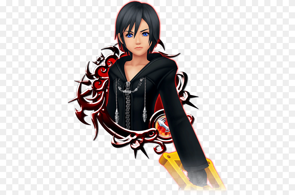 Hd Xion Kingdom Hearts Xion, Adult, Book, Comics, Female Free Transparent Png