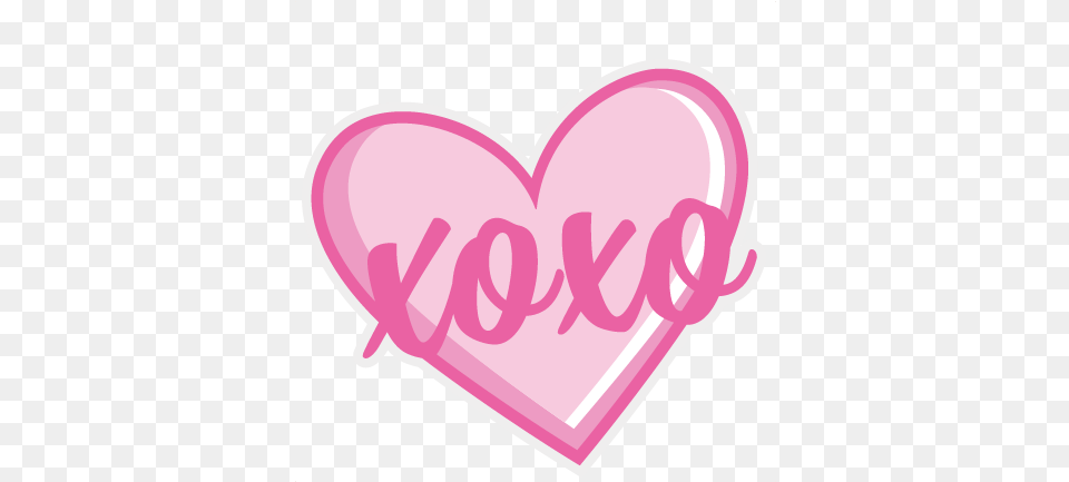 Hd Xoxo Heart Svg Scrapbook Xoxo Heart, Sticker Free Png Download