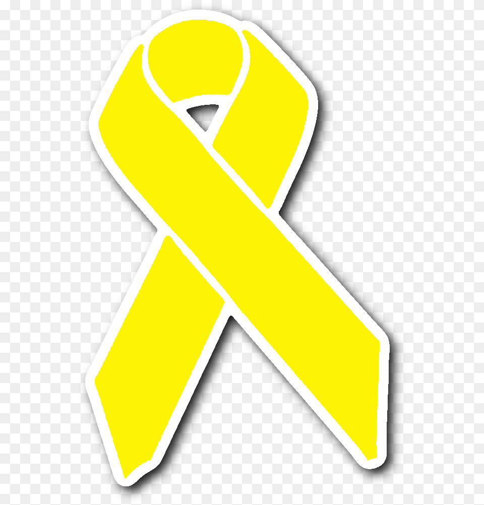 Hd Yellow Awareness Ribbon Image Sign, Symbol Free Transparent Png
