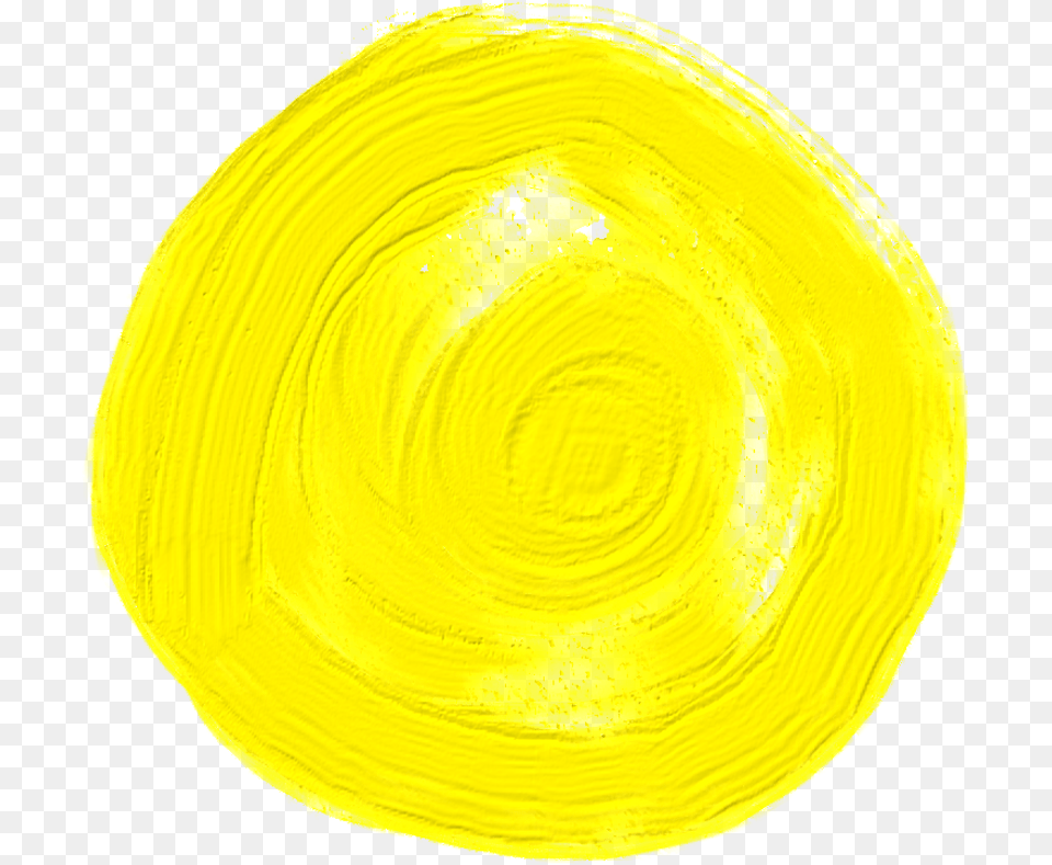 Hd Yellow Circle Dot Dots Watercolor Texture Circle, Home Decor Free Png Download