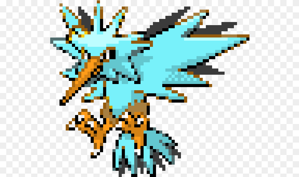 Hd Zapdos Minecraft Pixel Art Pokemon Zapdos Pixel Art Pokemon Zapdos Png