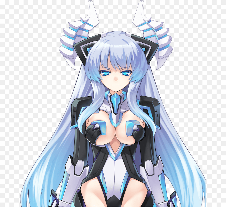 Hdd Rei Neutral Expression Hyperdimension Neptunia Rei Ryghts, Book, Comics, Publication, Baby Png Image