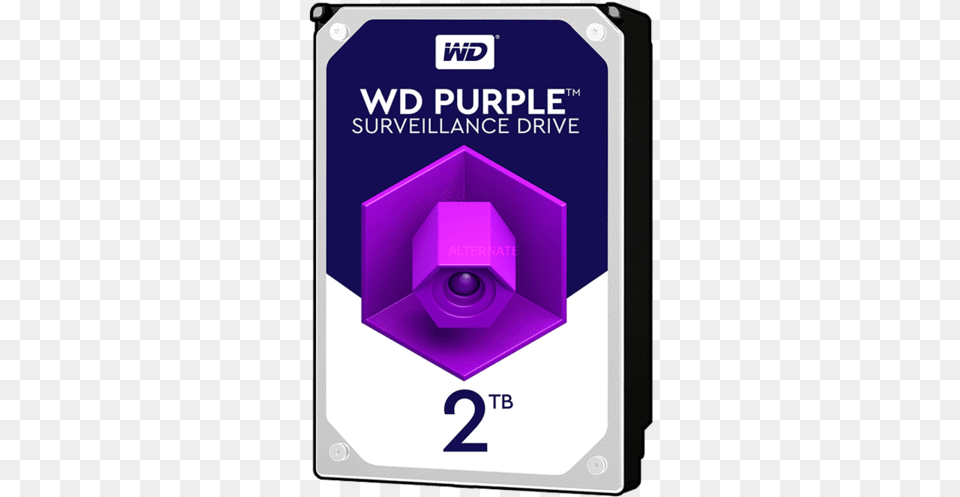 Hdd Western Digital 2 Tbytes Purple Hard Disk Wd Purple, Electronics, Mobile Phone, Phone, Computer Hardware Free Transparent Png