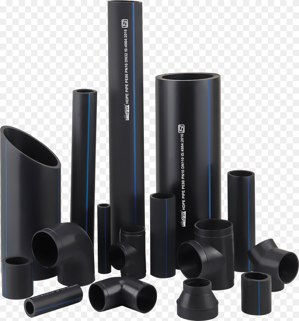 Hdpe Pipes And Fittings, Text Free Transparent Png