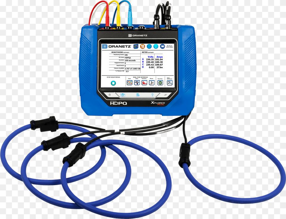 Hdpq Flex With Screen Copy U2013 Dranetz Measuring Instrument, Computer Hardware, Electronics, Hardware, Adapter Free Transparent Png