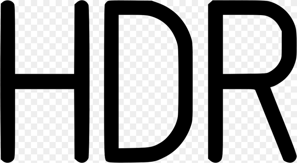 Hdr On Svg Icon Download, Logo, Text Png Image