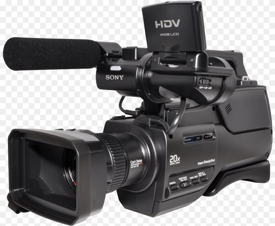 Hdv Sony Video Camera Transparent Video Camera, Electronics, Video Camera Png