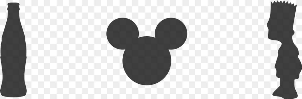 He First Noticed This Phenomenon With Mickey Mouse Illustration, Gray Free Png Download