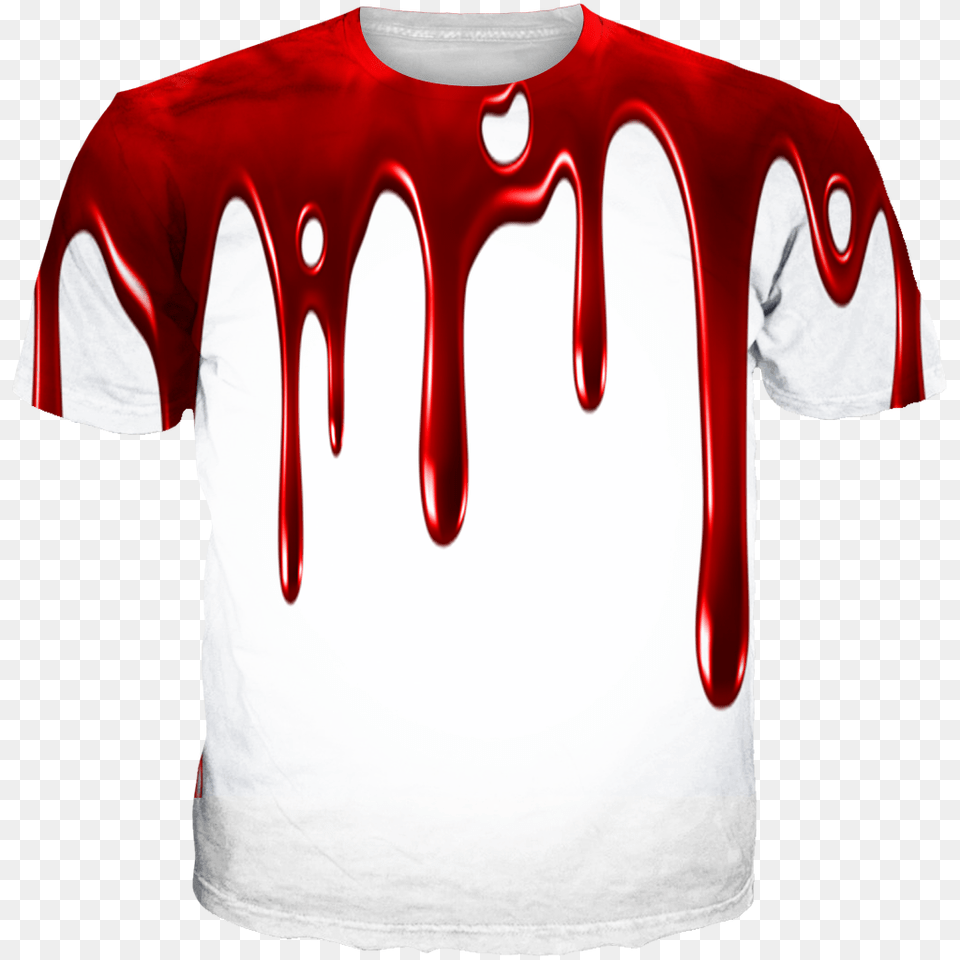 He Got Game Blood Drip White Tee Supremexpressions, Stain, Adult, Bride, Female Free Png Download