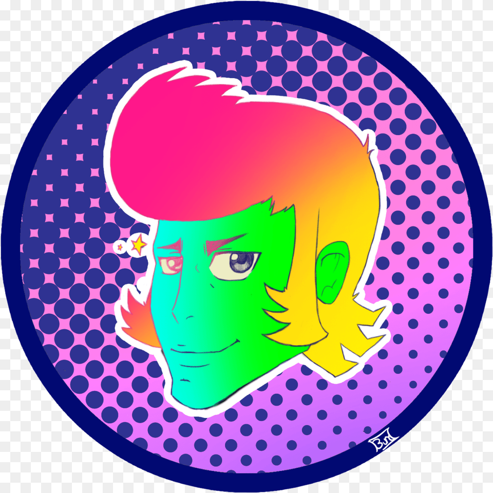 He Is A Dandy Guy In Space Circulo, Sticker, Photography, Art, Baby Free Transparent Png