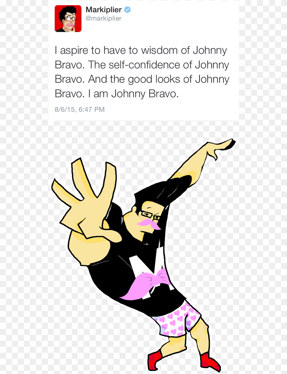 He Is Jonny Brovo Markiplier Youtube, Book, Comics, Publication, Person Free Transparent Png
