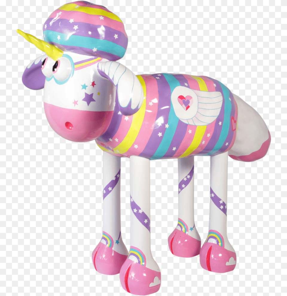 He Is Kindly Sponsored By Brunel Care And He Can Be Unicorn Shaun The Sheep, Toy, Figurine, Rattle Png