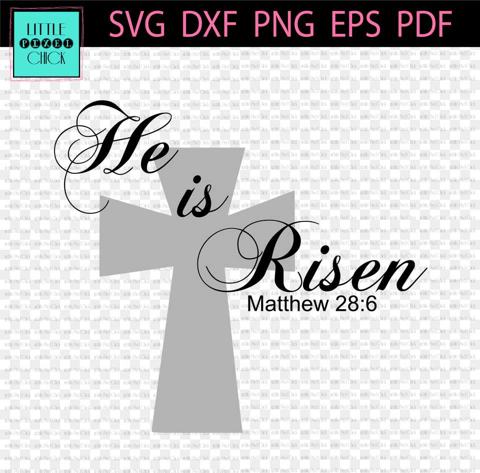 He Is Risen Beach Hair Don T Care Svg Free, Cross, Symbol, Accessories, Formal Wear Png Image