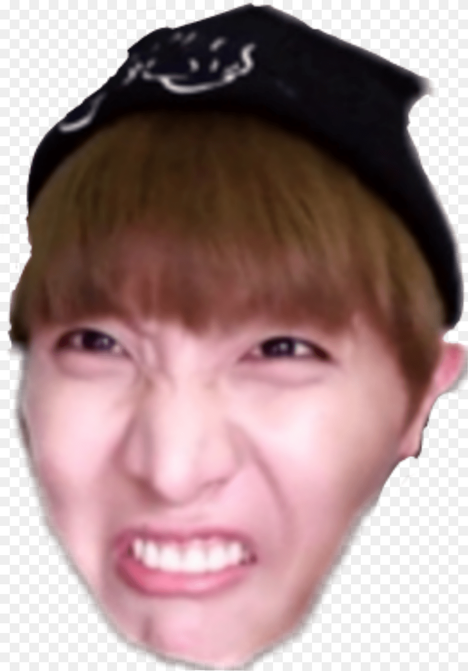 He Is So Hot Lmfaoo Bts Jhope Funny Face, Baseball Cap, Cap, Clothing, Hat Png