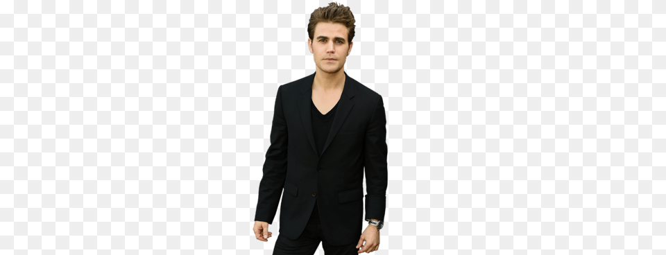 He Is So Hot Paul Wesley, Jacket, Blazer, Clothing, Coat Free Transparent Png