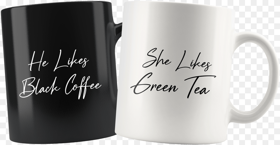 He Likes Black Coffee Mug Set Couple Mug, Cup, Beverage, Coffee Cup, Text Free Transparent Png