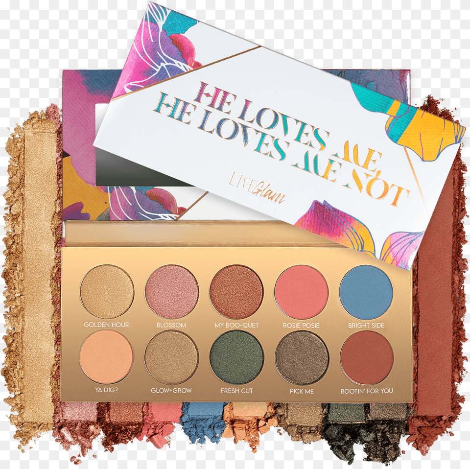 He Loves Me Not Eyeshadow Palette Liveglam Liveglam He Loves Me He Loves Me Not, Paint Container Png