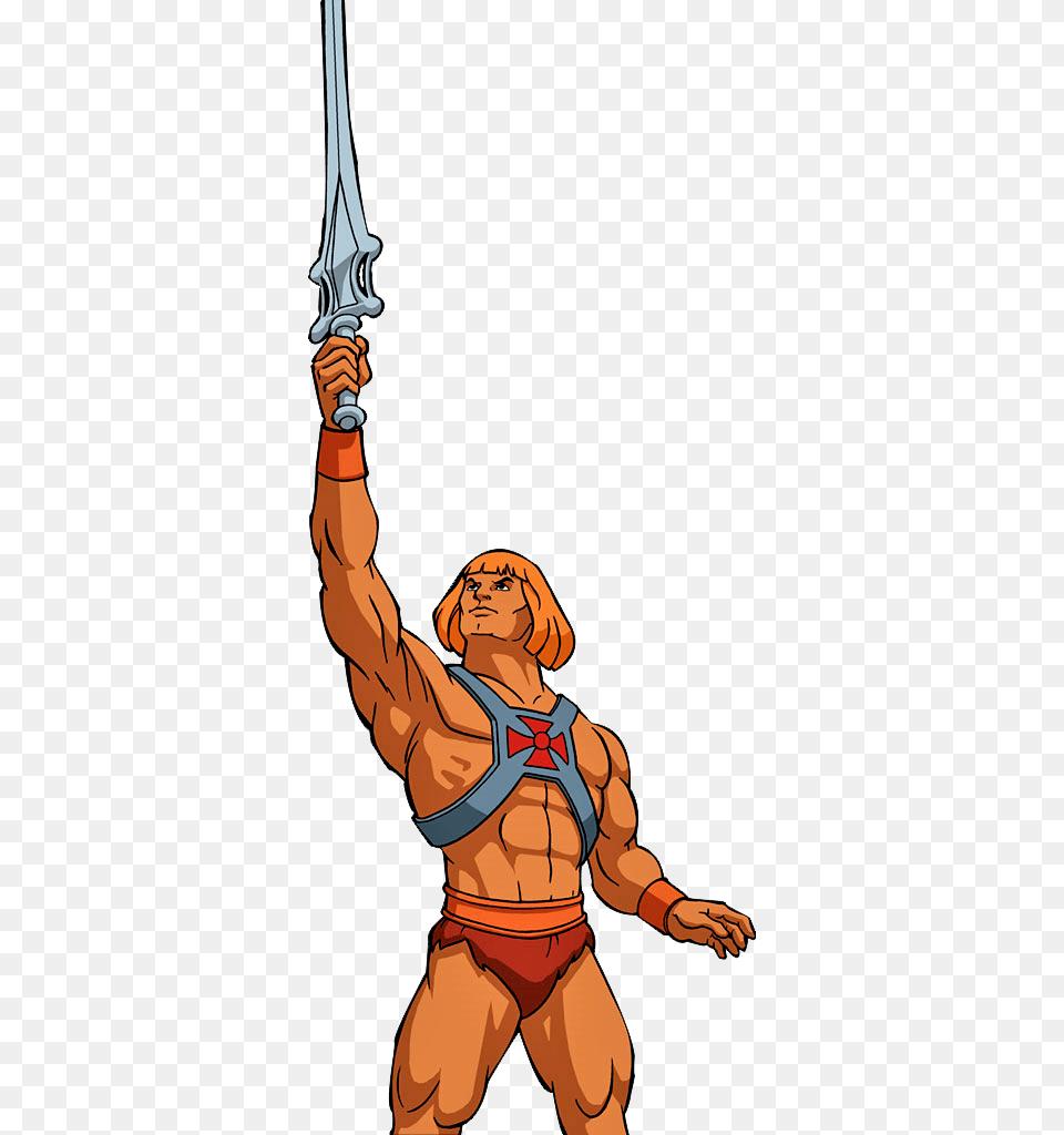 He Man, Sword, Weapon, Baby, Person Png Image