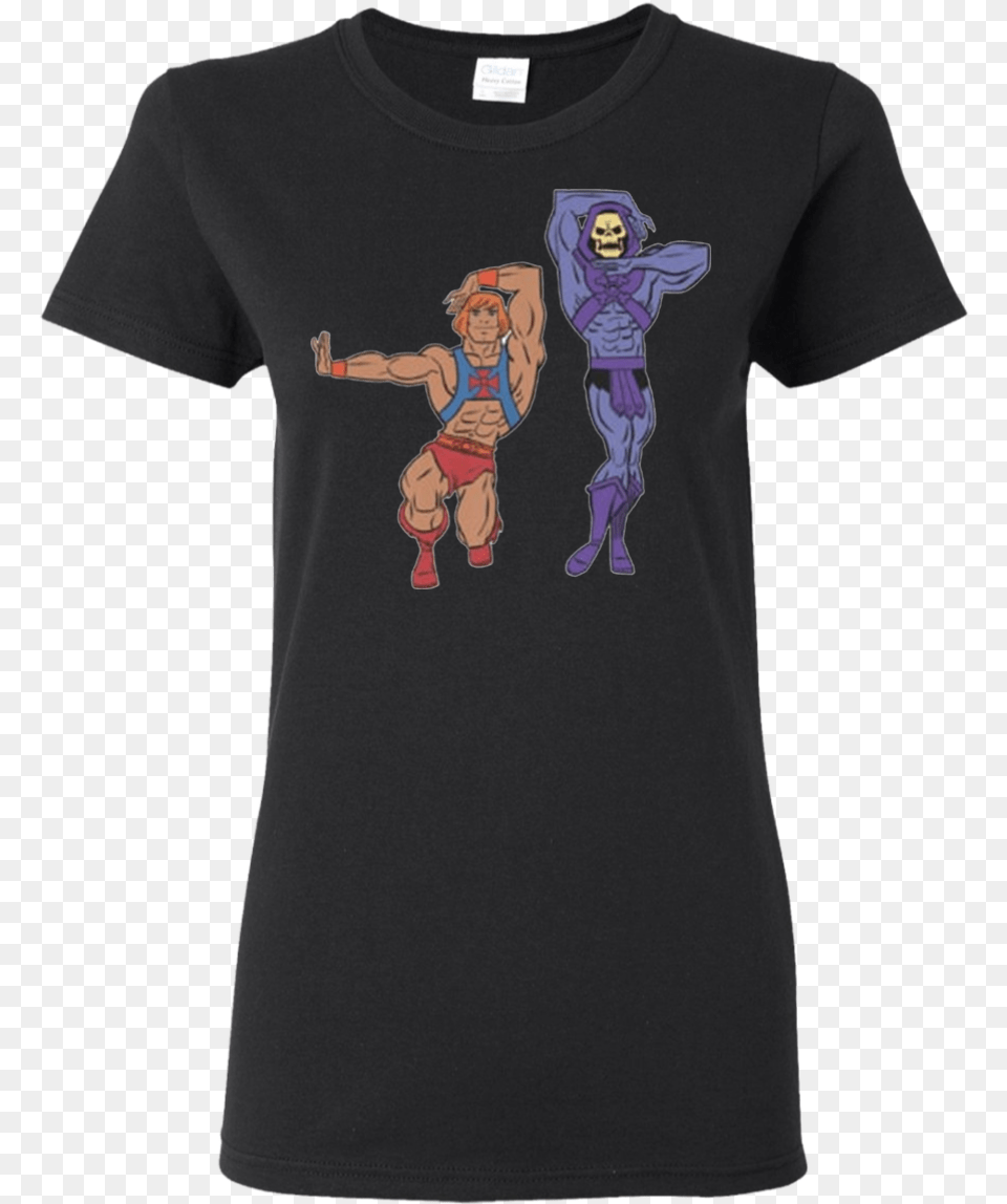 He Man And Skeletor Customstyleslb Paar Tshirt Kssen Liebe Passende Shirts, Clothing, T-shirt, Baby, Person Free Png Download