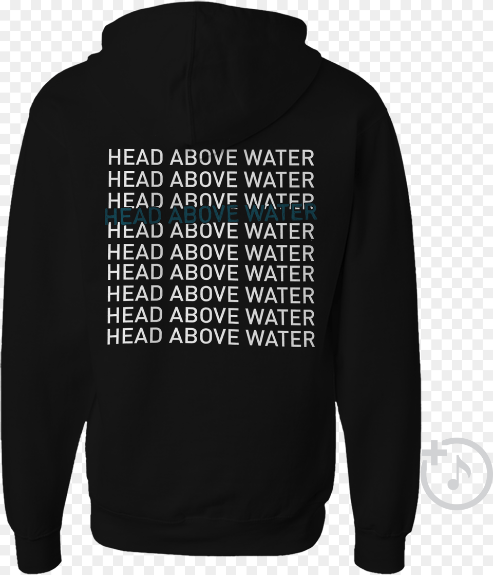 Head Above Water Pullover Hooded Sweatshirt Album, Clothing, Hoodie, Knitwear, Sweater Png Image