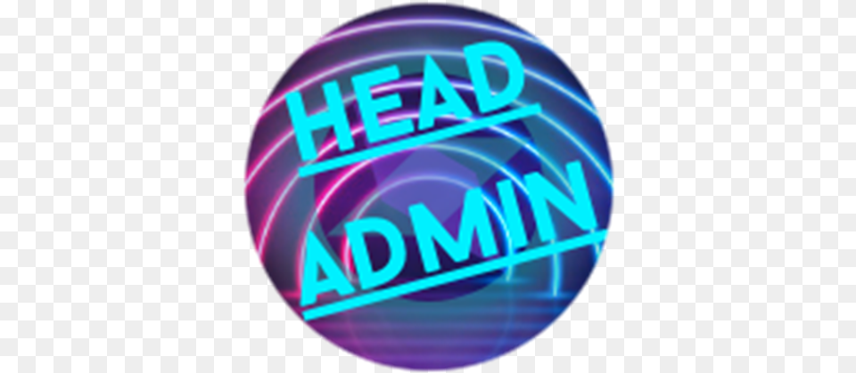 Head Admin Roblox Head Admin Gamepass Roblox, Light, Neon, Disk Png Image