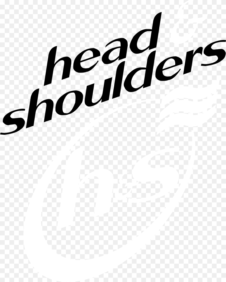 Head Amp Shoulders Logo Black And White Head And Shoulders Shampoo, Cutlery, Animal, Reptile, Snake Png Image