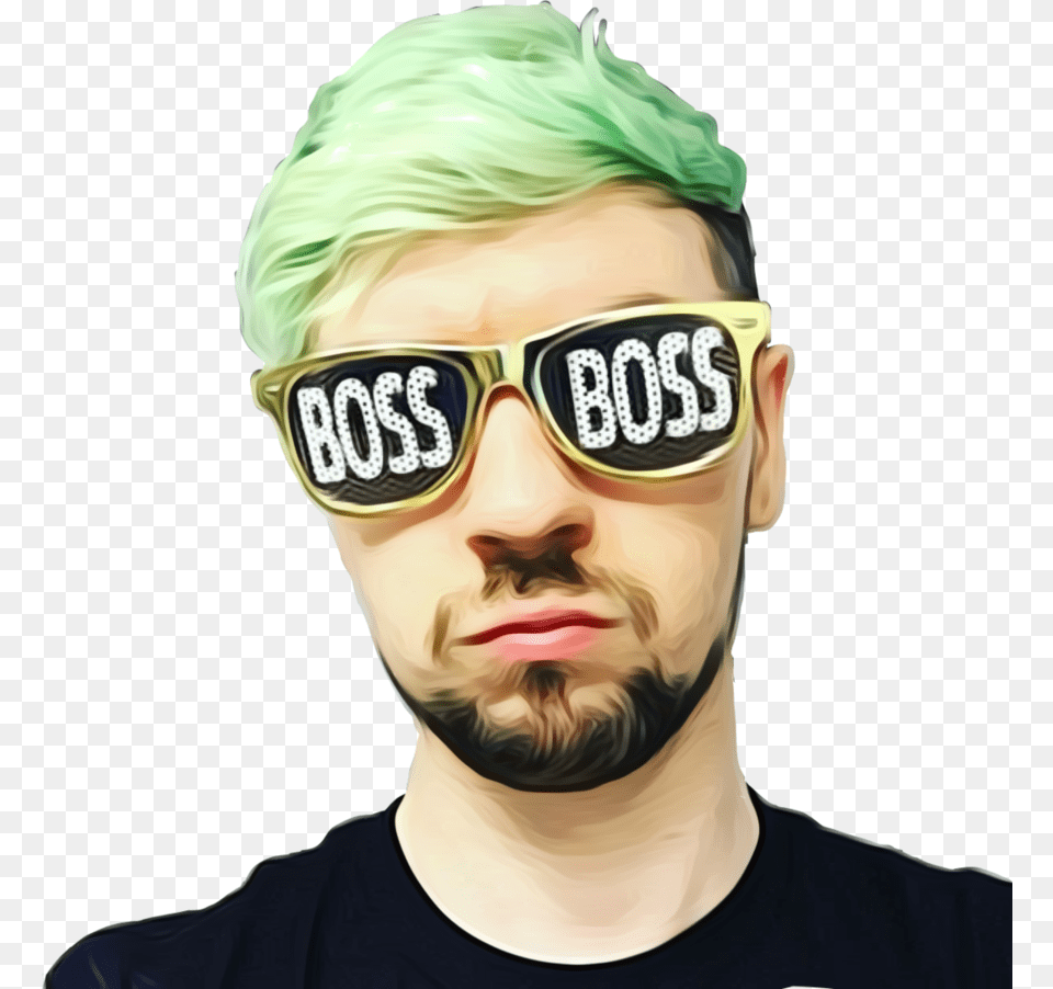 Head Art Jacksepticeye Fan Unicorn Youtuber Clipart Jacksepticeye, Accessories, Sunglasses, Adult, Male Png